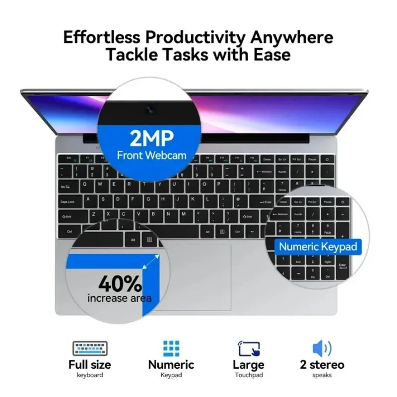 لابتوب محمول من إنتل كور N150  - مراجعة Ddr4 Ram وسعره