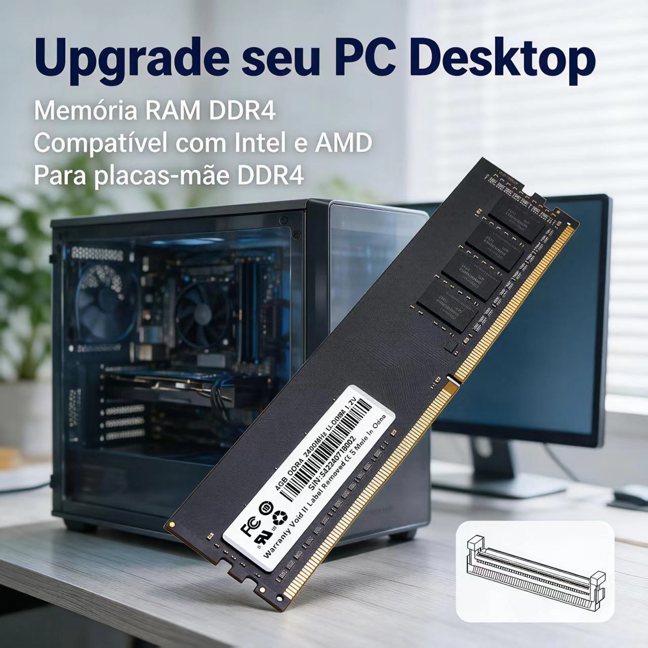 ذاكرة RAM DDR4 4GB 8GB 2400MHz - مراجعة Ddr4 3200Mhz وسعره
